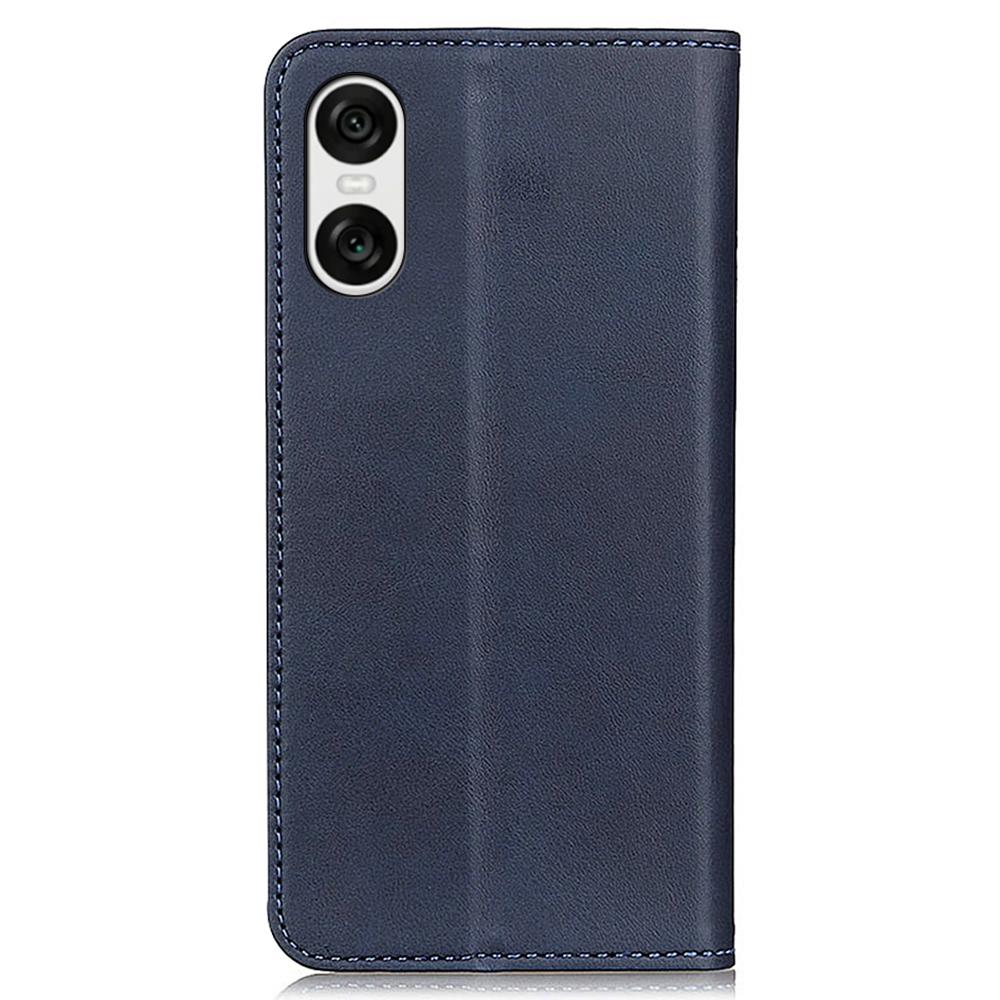 For Sony Xperia 10 VI Protective Case Split Leather Magnetic Closing Wallet Phone Shell