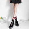 Hollow Out Women Lolita Socks Mesh Jk Hosiery Cute Bow Lace Socks  Lady