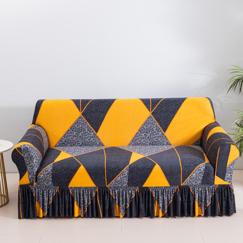 Stretch Floral Couch Cover Sofa Covers Washable Furniture Protector For Dogs Corner Sofa Skirt 1/2/3/4 Seater Sofa Slipcovers