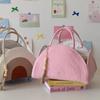 Simple Woven Portable Baby Diaper Basket Multi-functional Cotton Rope Finishing Storage Basket Office Worker Mommy Handbag
