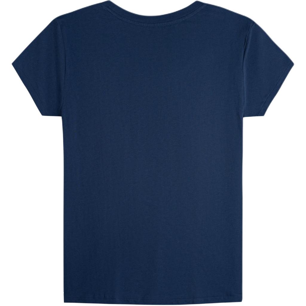 Polo Ralph Lauren Bear Graphic Print Crew Neck Short Sleeve T-Shirt Women Tops Navy-Blue 211796995-003