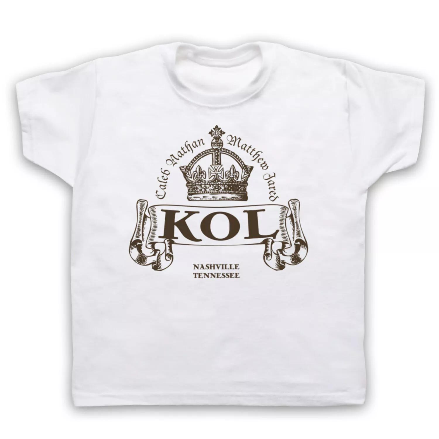 KINGS OF UNOFFICIAL KOL CROWN BAND ROCK MEMBERS KIDS CHILDS T-shirt 130