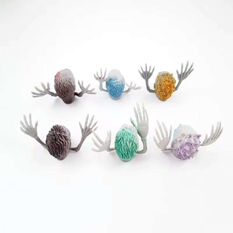 5/10Pcs Monster Finger Puppets Mini Ghost Head Zombie Story Time Kids Funny Toy Children Birthday Party Halloween Christmas Gift