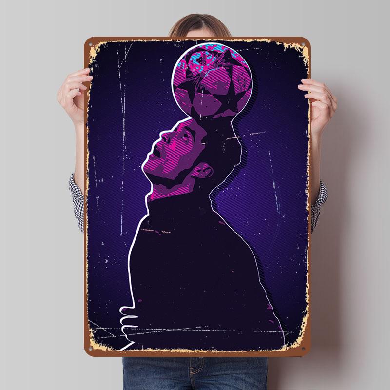 

Cristiano Ronaldo Poster Customized Vintage Metal Signs Wall Art Retro Tin Plaque for Mancave Coffee Bar Accessories Man Cave 7.9x11.8In(20x30cm)