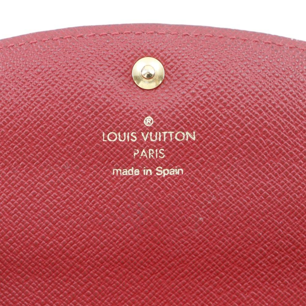 LOUIS VUITTON Portefeiulle Kaisa Purse N61221 Slys Brown Damier canvas Women Used