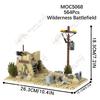 Military Series Modern Warfare Adult Building Blocks Set Toys Weapons Battlefield Outpost Tower Fort Artillery Block Model Gifts