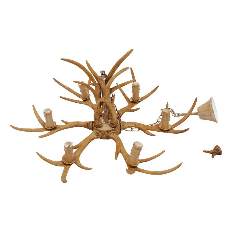 Vintage Pendant Light and Pore Deer Antler Restaurant Dining Room Pendant Light