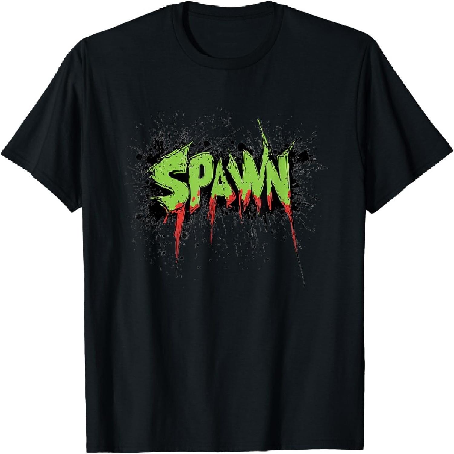 Funny Green Spawn Color Costume T-Shirt S