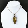 Fruit Jasper Copper Pendant Copper Wire Wrapped Gemstone Pendant Copper Jewelry Rainbow Moonstone Jewelry Gift For Women Handmade Pendant
