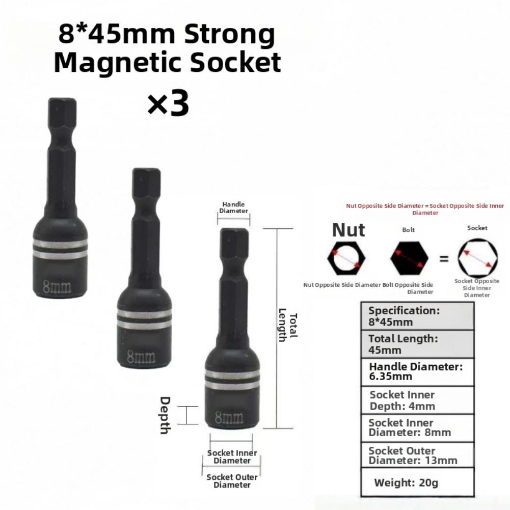 For Home Repair 14.7*10*4cm 5.78*3.93*1.57in Screwdriver Bit Set Organized Storage Toolbox Solution Hand Tool Set Hex Shank Kit
