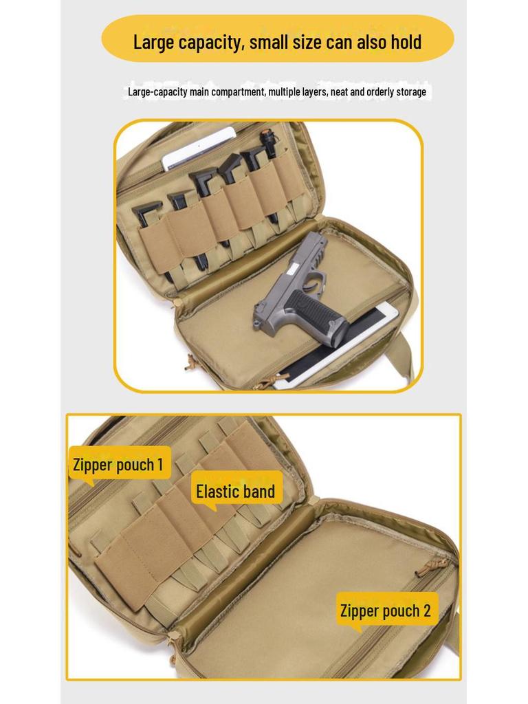 Unisex Laser-Cut Polyester Chest Bag for Outdoor Sports & Tactical Gear