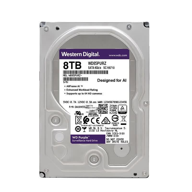 Western Digital Purple Surveillance Hard Drive