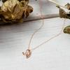 [ESTELLE] ESTELLE [WEB Exclusive] K10 Pink Gold Diamond Necklace 0442-8931-0016-0000