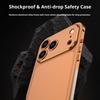 Metal Phone Case for IPhone 17/17 Pro/17 Max/17 Air Detachable Lens Cover & Heat Dissipation Phone Case Ultra-Thin Protective Frame with Hidden Strap