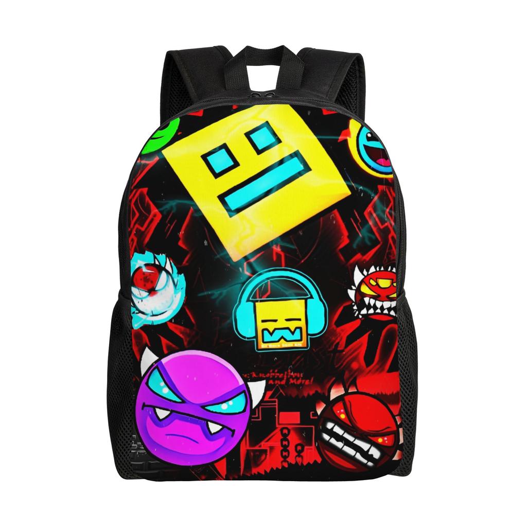 Zaino Geometries Dash per Uomo Donna Moda Scuola Superiore Giorno Lavoro Borse in Tela per Computer Portatile Durevole