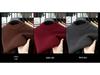 Men's Velvet Knit Sweater - Warm Half-High Collar, Thickened Base Layer