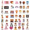 Ice Spice Singer Graffiti Stickers For Guitar Notebook Luggage Diy Waterproof Decals