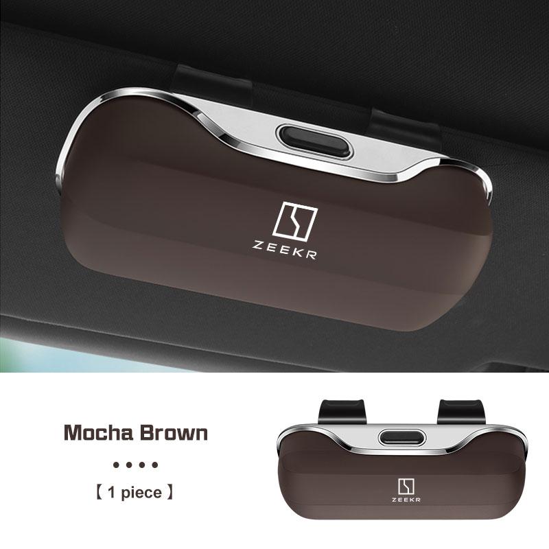 Car Visor Glasses Box Portable For ZEEKR 001 007 009 X MIX 7X 9X M-Vision Auto Sunglasses Holder Eyeglasses Case Car Accessories