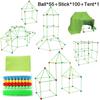 New Creative Fort Building Blocks Indoor Tent Brick Kit Children's Diy Ball Games Educational Toys For Children