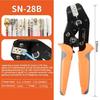 SN-28B Pin Crimper Hand Tool for Connectors Terminals Line Pressing Pliers