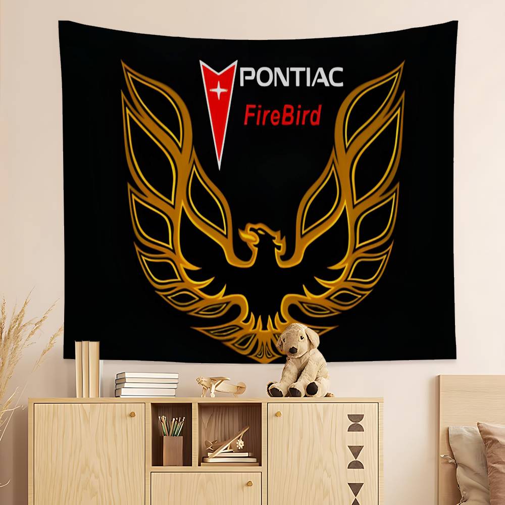 

Pontiac Firebird TransAm Anime Tapestry Hippie Flower Wall Carpets Dorm Decor Cheap Hippie Wall Hanging 74x94cm(29x37in)
