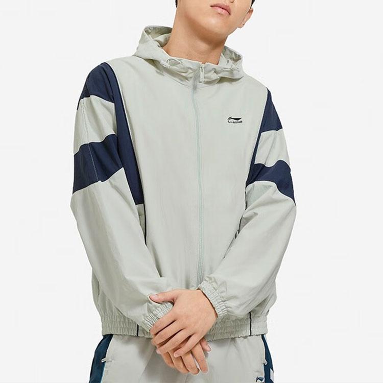 Li-Ning Li Ning Sports Lifestyle Collection Sports Trendy Collection Jacket Men's Gray Unisex AFDT531-1