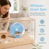 Acrylic Hamster Running Wheel Anti Slip Design Hamster Toys Silent Silent Hamster Wheel  Small Pets