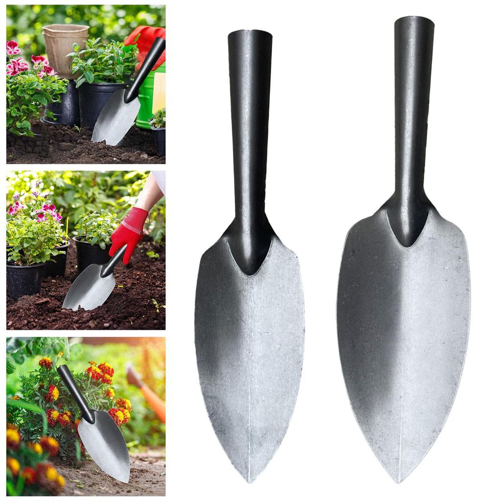 Łopata ogrodowa Antypoślizgowa Żelazna Wytrzymała Łopata Ogrodowa Narzędzie Ogrodowe Do Sadzenia Kopania Przesadzania Wygładzania Gleby Odchwaszczania