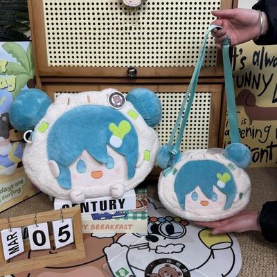 Big Ears Small Satchel Female Cartoon Cute Ball Head Girl Storage Bag Soft Sister Backpack