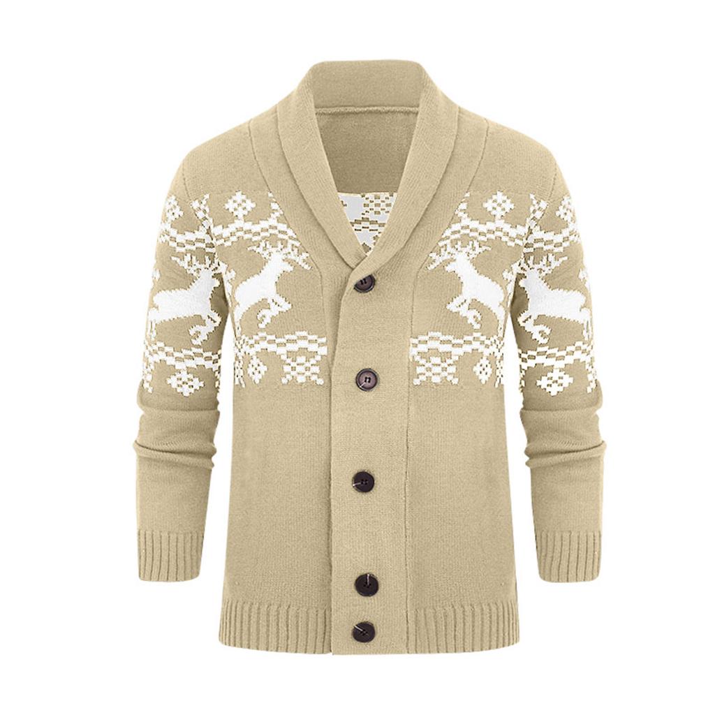 Men's Knitted Cardigan Sweater Jacket Men's Casual And Comfortable Knitted Top