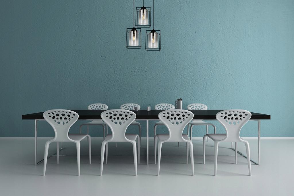 MODERN ELEGANT HANGING LAMP GLASS SHADE