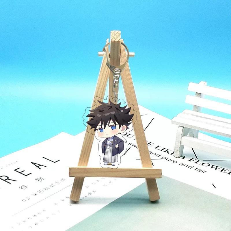 Anime Jujutsu Kaisen Keychain Gojo Satoru Fushiguro Megumi Kawaii Keychains Pendant Anime Peripheral Gift
