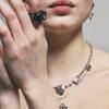 SENTIMENTS NO.307 [BLACK] HEART METEOR RING