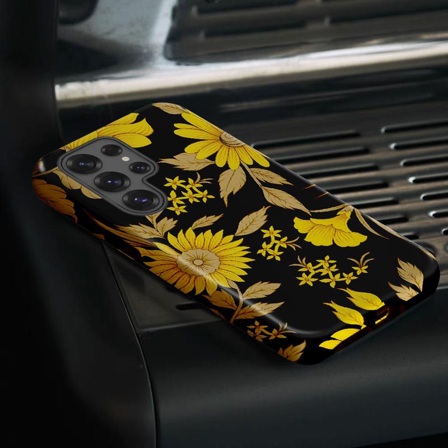 Sunflower Beauty Phone Case for Samsung Galaxy S25 S20 FE S25Ultra A26 S23 A16 A56 A36 S24 Ultra S23Ultra Soft Cover Capa
