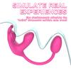 3-in-1 tragbarer Vibrator Liebesei weiblicher Masturbator biegsamer Massage-Stab Brustwarzen-Klitoris G-Punkt Stimulation Sexspielzeug für Frauen