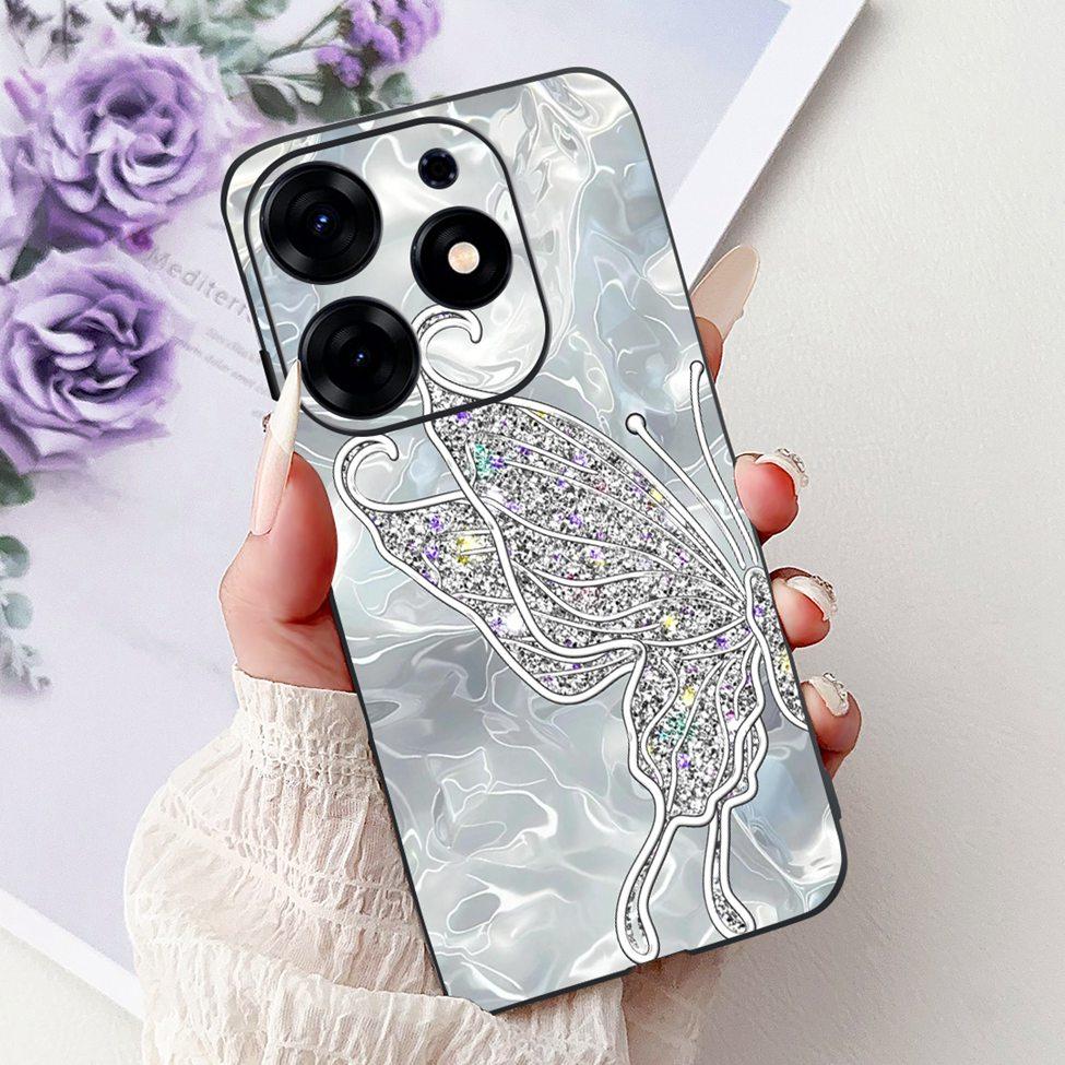 For Tecno Spark 10 Pro Case KI7 Silicone Cute Fashion Flower Cool Painted Soft Back Cover For Techno Spark 10 Pro Phone Case K17
