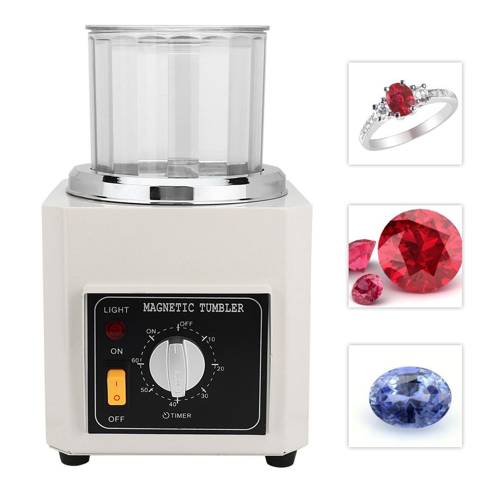 Magnetic Tumbler Jewelry Polisher Finisher Machine Professional Polishing Tool