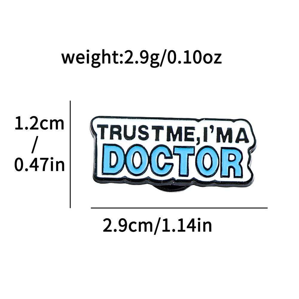 Europe and the United States hot-selling medical theme metal badge medical first aid kit alloy oil drop brooch pin