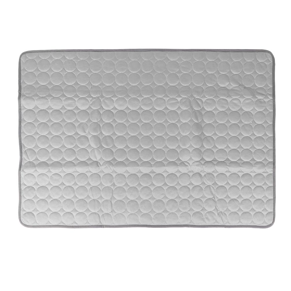 

Summer Cotton Pet Dog Cat Breathable Mat Cooling Bed Sleeping Pad Gray(62*50cm)