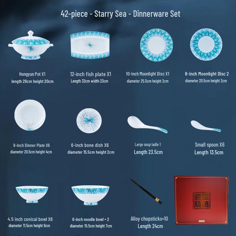 LISM European Ceramic Dinnerware Set