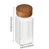 Square Seasoning Containers 40oz Rosewood Pepper Shaker Seasoning Jar 24 Individual Glass Seasoning Jars 120ml