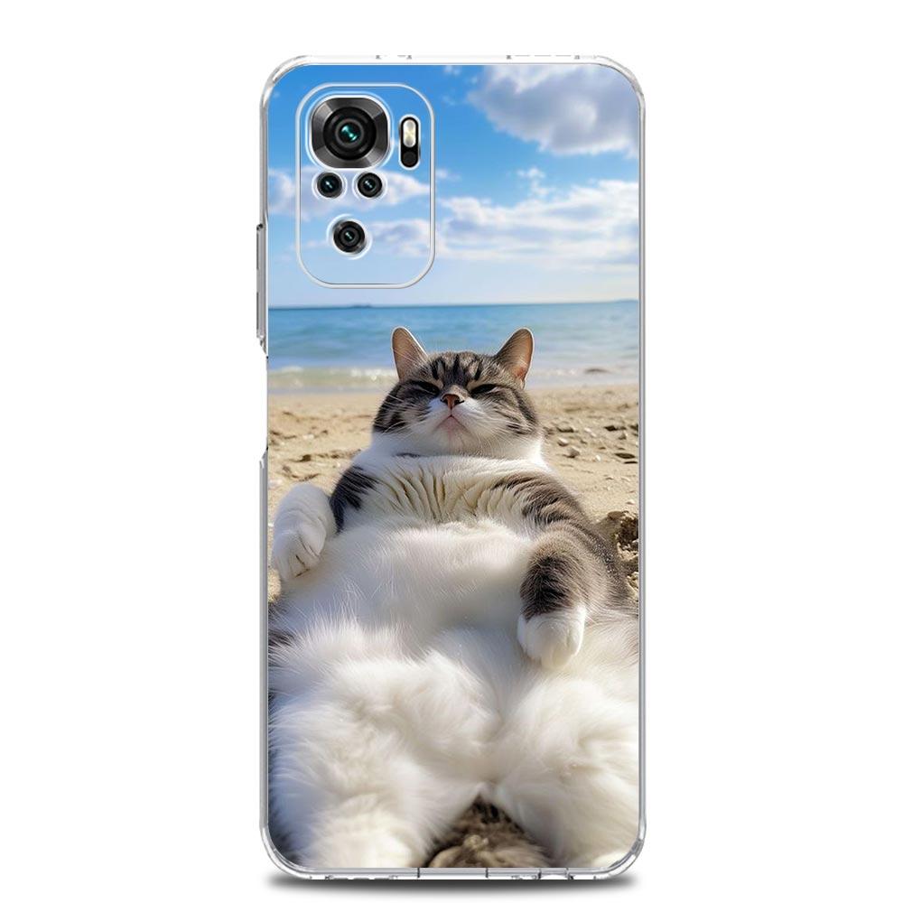 Scene at Sunset on sea Palm Tree Phone Case For Xiaomi Redmi Note 15 14 13 12 4G 10 11 Pro Plus 5G 14C 13C 12C 10C Cover