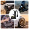 Bike Foot Pump Lightweight Car Foot Inflator With Pressure Gauge Portable Bike Tire Compressor for Sedan Motorcycle Pickup