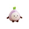 Plush Cartoon Vegetable Stuffed Toy Soft Decorative Pillow Large Eyes Potato Cheese Onion Bread Slice Plush Doll Cushion for Home