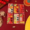 6pcs Traditional God of Wealth Red Envelope Cartoon Lucky Money Bags Money Packet  New Year Gifts