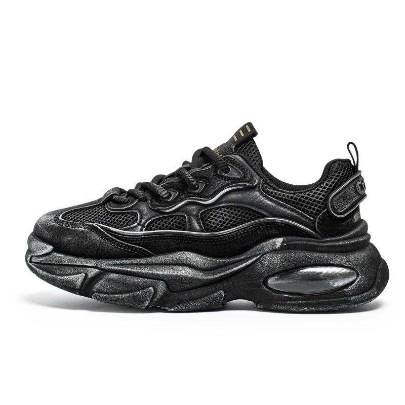 Autumn new thick-soled heightening dad shoes breathable and comfortable casual sports shoes