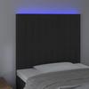 VidaXL LED Headboard Bedroom Furniture Single Bed Accessory Headboard Interior Black 3122694