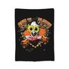 Poster von Terrifier 3 Weihnachtsdecke Fleece Weihnachten Halloween Kunst Der Clown Dünne Überwurfdecken für Sofa Outdoor Steppdecke
