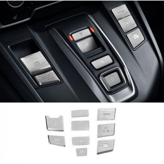 Aluminum 4X Gear Shift Button Sticker Trim For Honda CR-V CRV 2017-2022 Hybrid