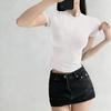 Classic simple solid color fitness clothes, thin, quick-drying, moisture-wicking sports tops, women's yoga clothes, short-sleeved T-shirts